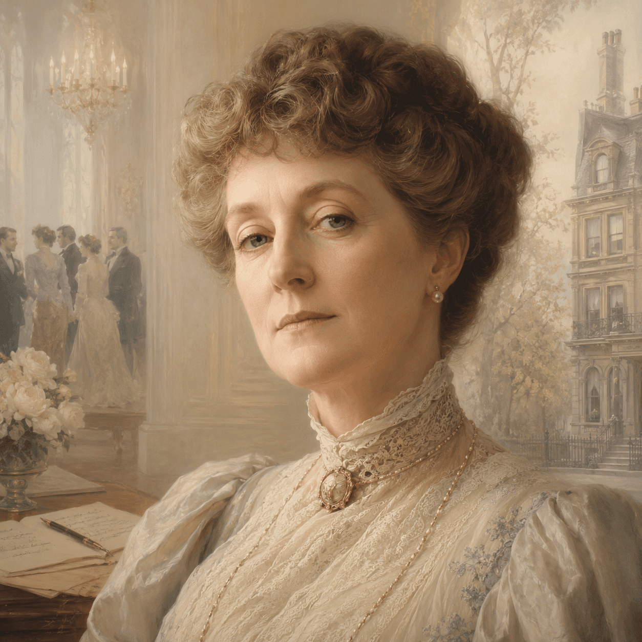 Portrét autora Edith Wharton