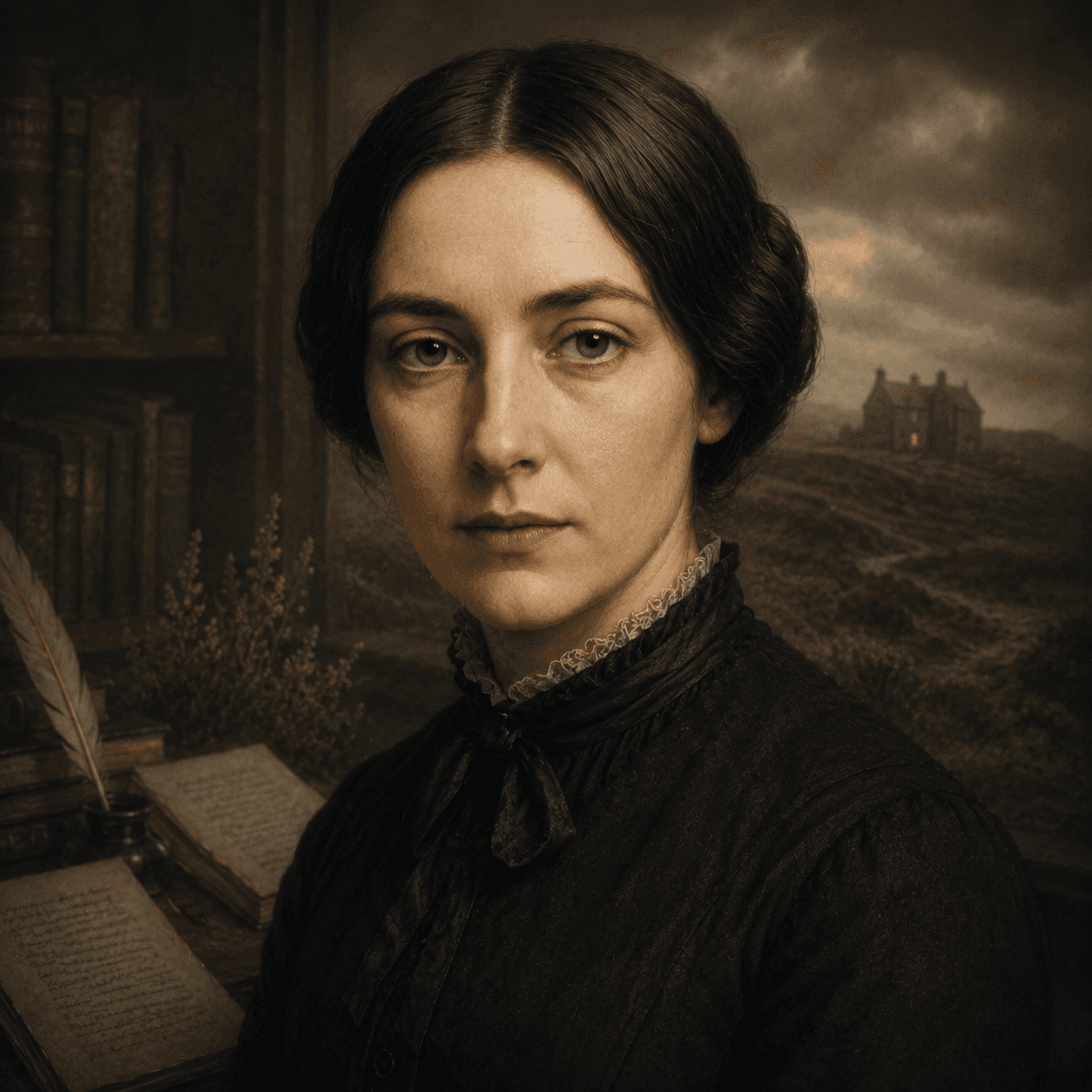 Portrét autora Emily Brontë