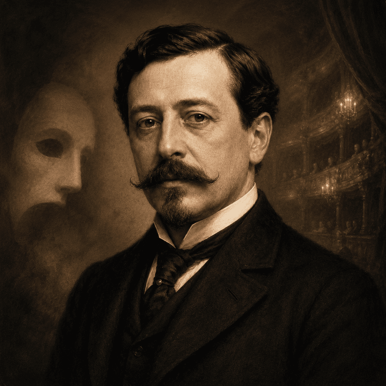 Portrét autora Gaston Leroux