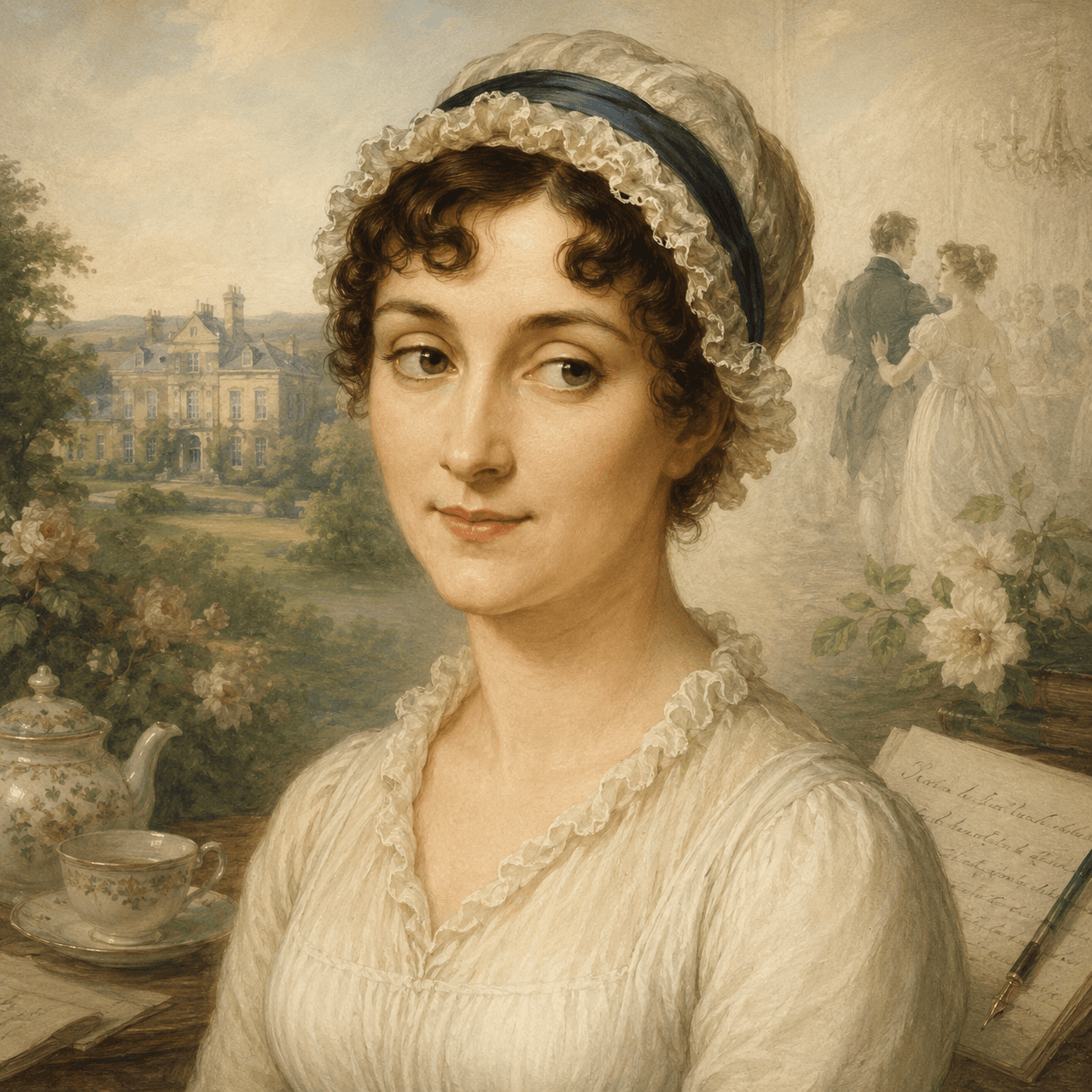 Portrét autora Jane Austen