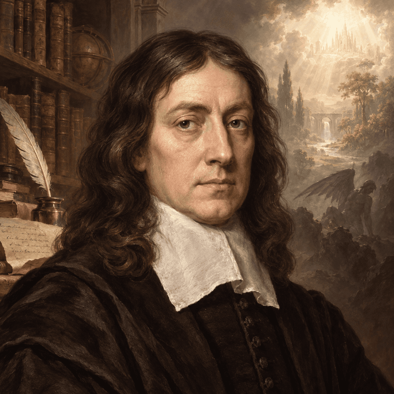 Portrét autora John Milton