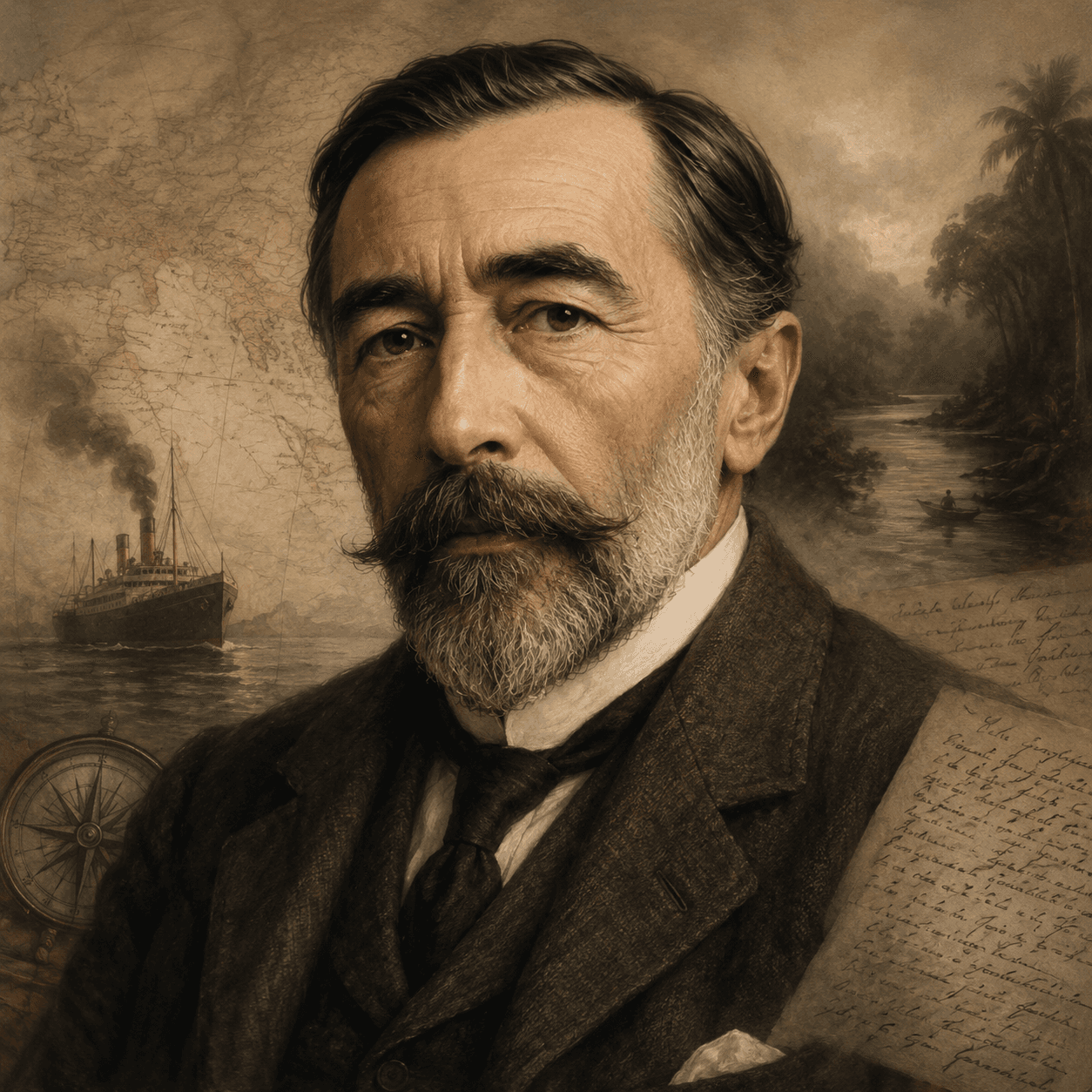 Portrét autora Joseph Conrad