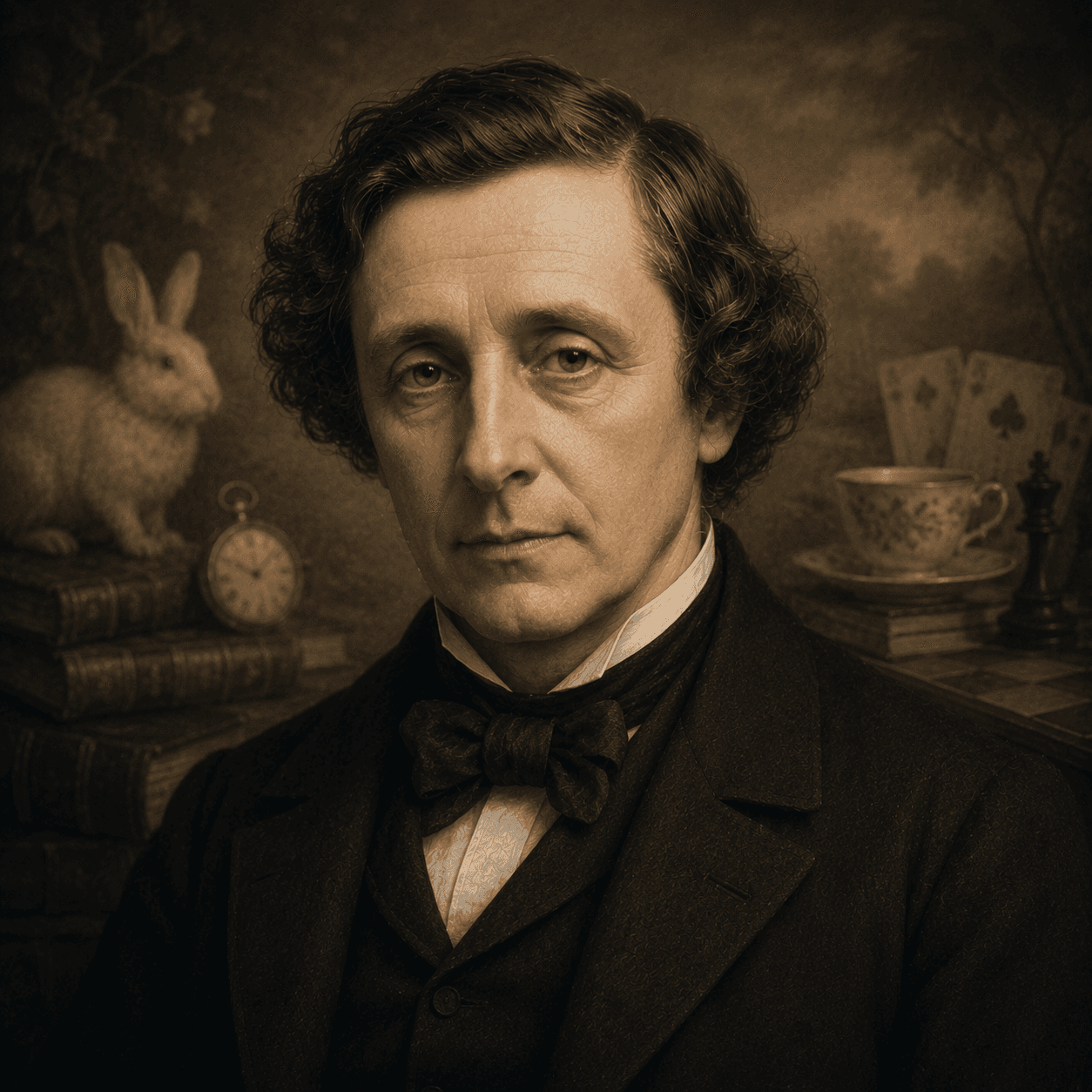 Portrét autora Lewis Carroll