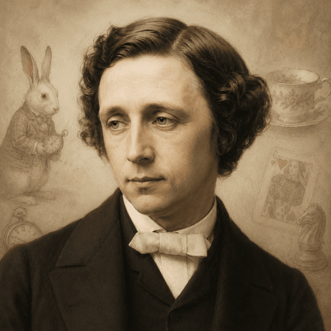 Portrét autora Lewis Carroll