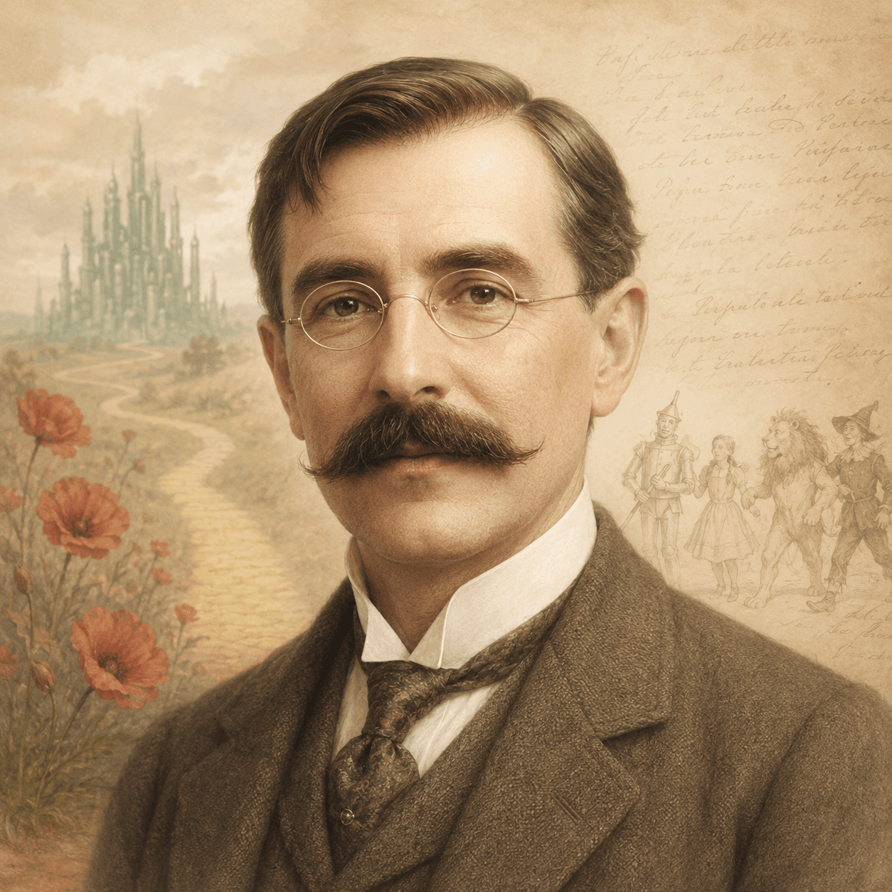 Portrét autora Lyman Frank Baum