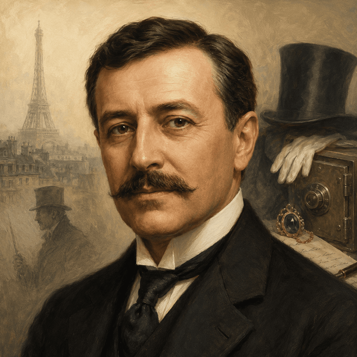 Portrét autora Maurice Leblanc
