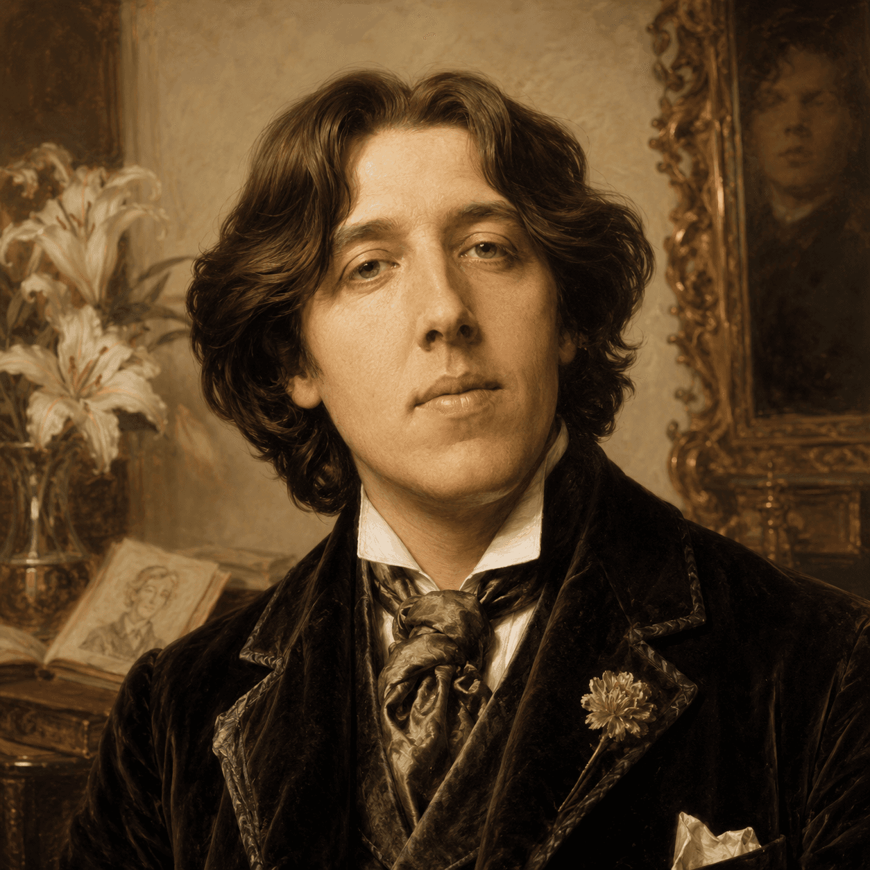 Portrét autora Oscar Wilde