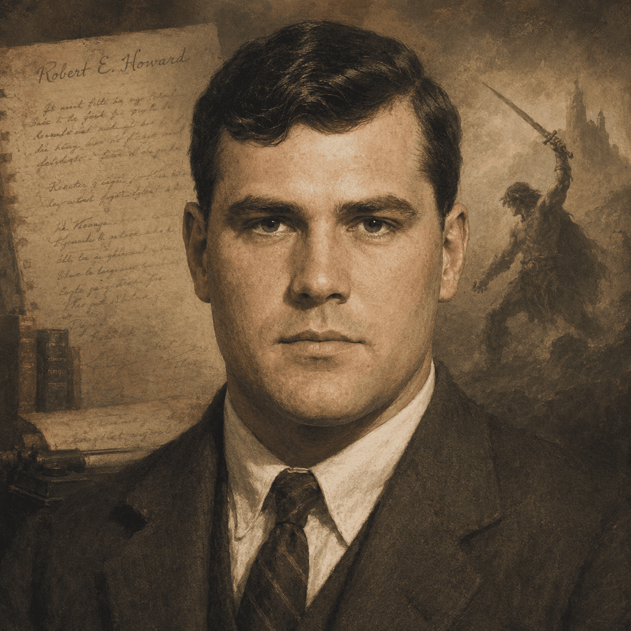 Portrét autora Robert E. Howard