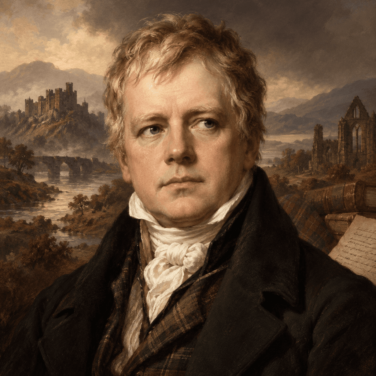 Portrét autora Walter Scott