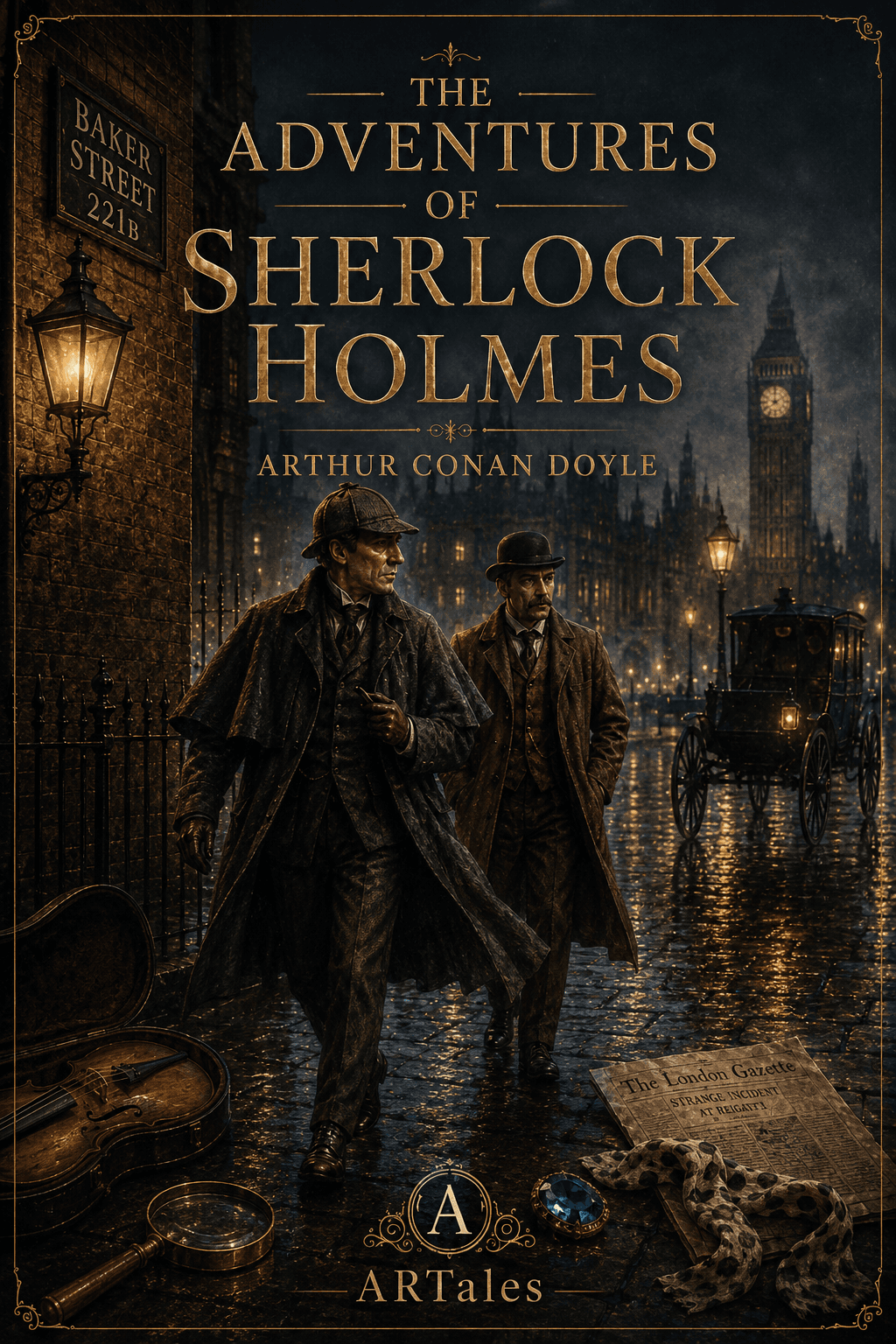 Obálka díla Adventures of Sherlock Holmes