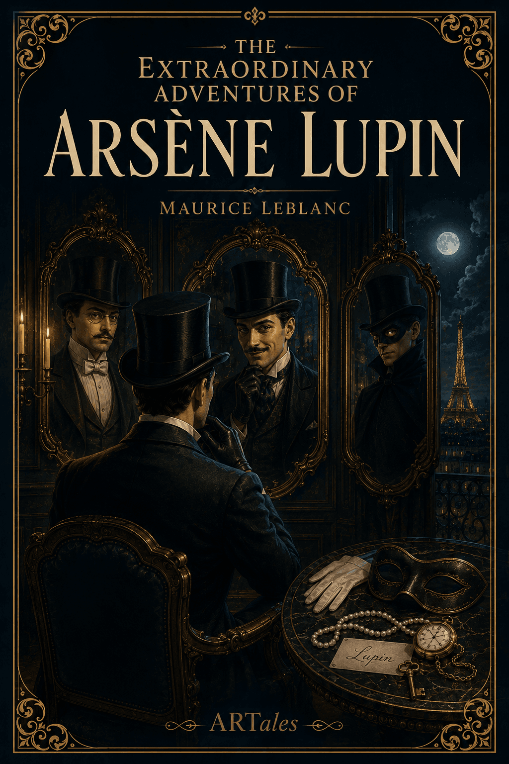Obálka díla The Extraordinary Adventures of Arsène Lupin